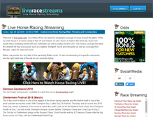 Tablet Screenshot of live-races.com